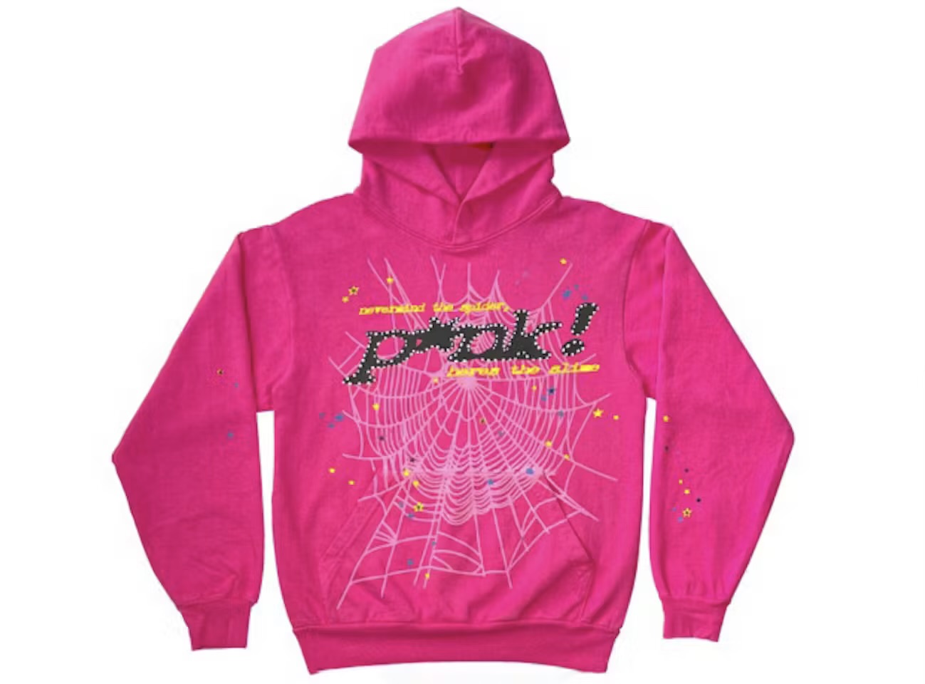 Pink Punk v2 Sp5der Hoodie