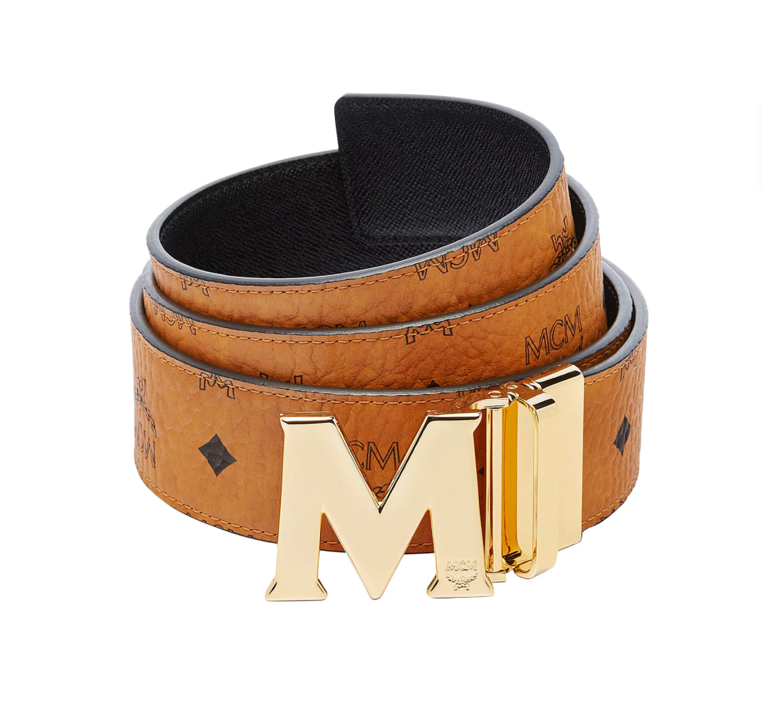 MCM Brown Leather Belt