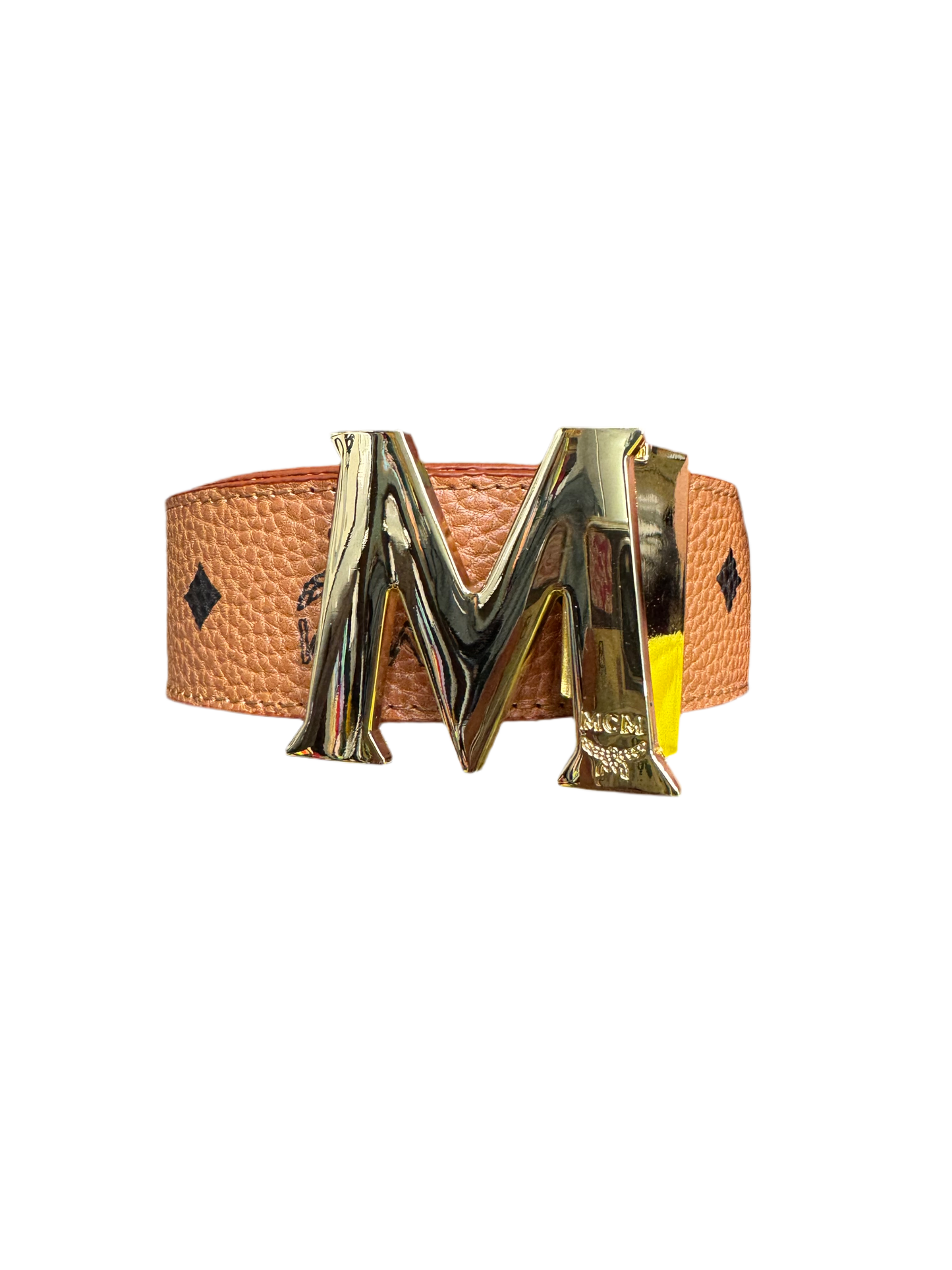MCM Brown Leather Belt